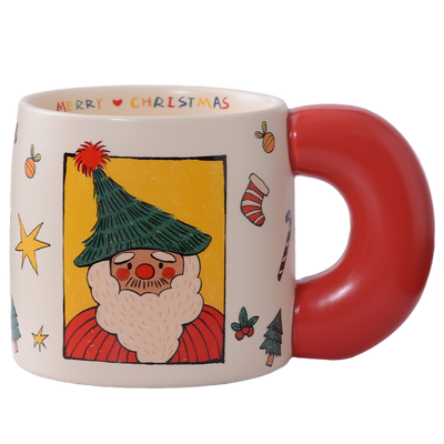 圣诞陶瓷马克杯大容量家用