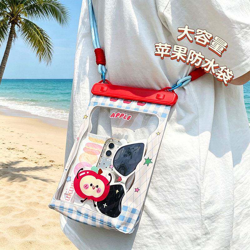 游可斜爱手260507机防水袋大容量海边旅游专用用品收纳挎泳包可触