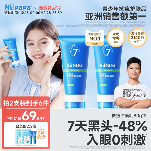 祛痘洗面奶第1名7天痘痘-46%