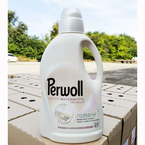 德国 Perwoll Renew Weiss laundry 白色 衣物专用洗衣液 1350ml