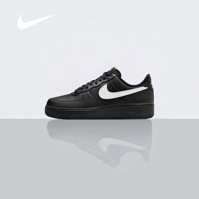 NikeAirForce1低帮板鞋黑白