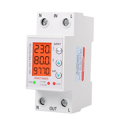 可调节自复式电度过欠压保护器