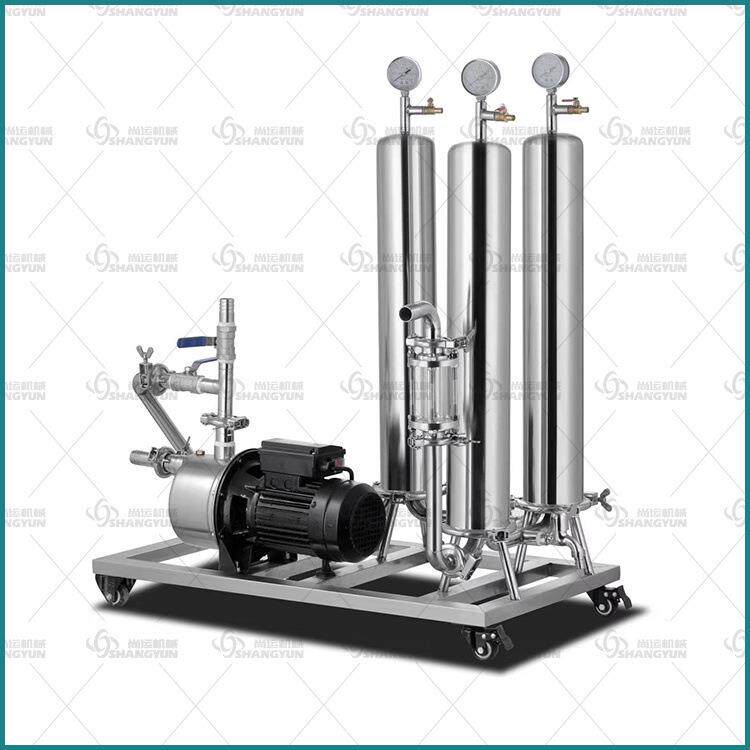 白酒过滤器商用自酿酒精密过滤机小型催陈机不锈钢滤酒器果酒