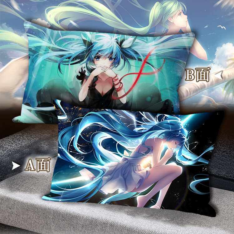 正品初音miku动漫抱枕 双面含枕芯可定制 二次元周边抱枕生日礼物