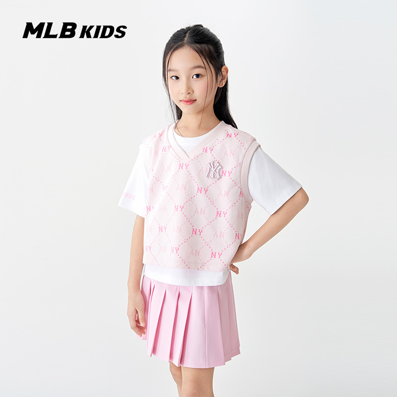 MLB儿童官方男女童背心套装