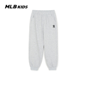 新品 MLB儿童官方男女童立体感刺绣LOGO精致潮流运动长裤 26春季