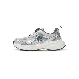 MLB儿童官方男女童透气旋钮防滑耐磨运动鞋ACE RUNNER复古跑鞋