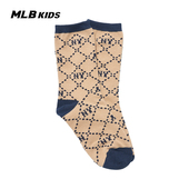 MLB儿童官方男女童钻石老花潮流袜复古潮奢百搭袜子春夏款