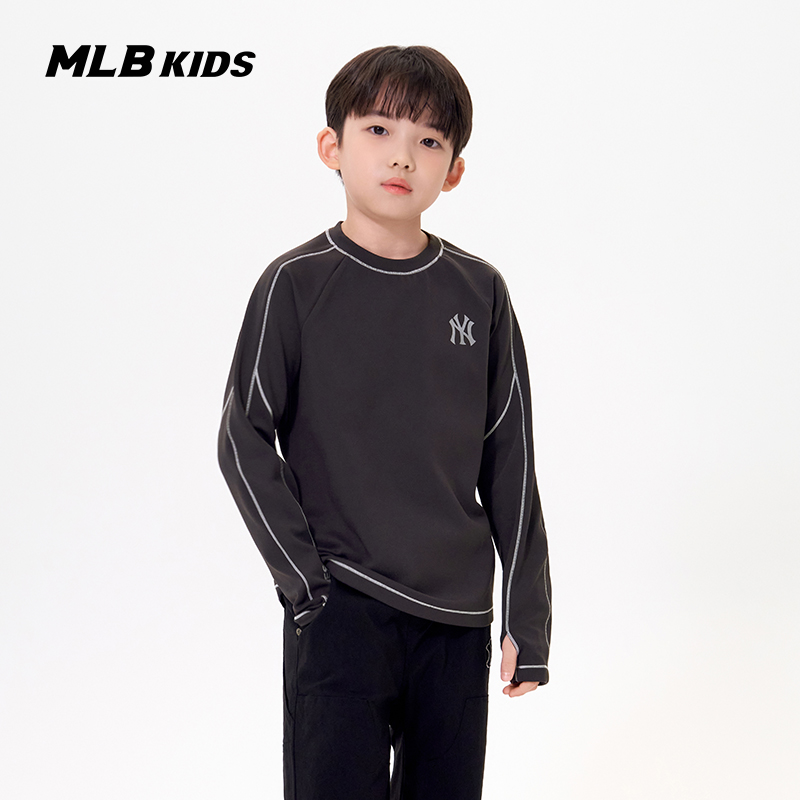 MLB儿童官方男女童圆领长袖T恤