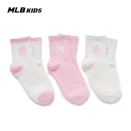 MLB儿童官方男女童队标短袜
