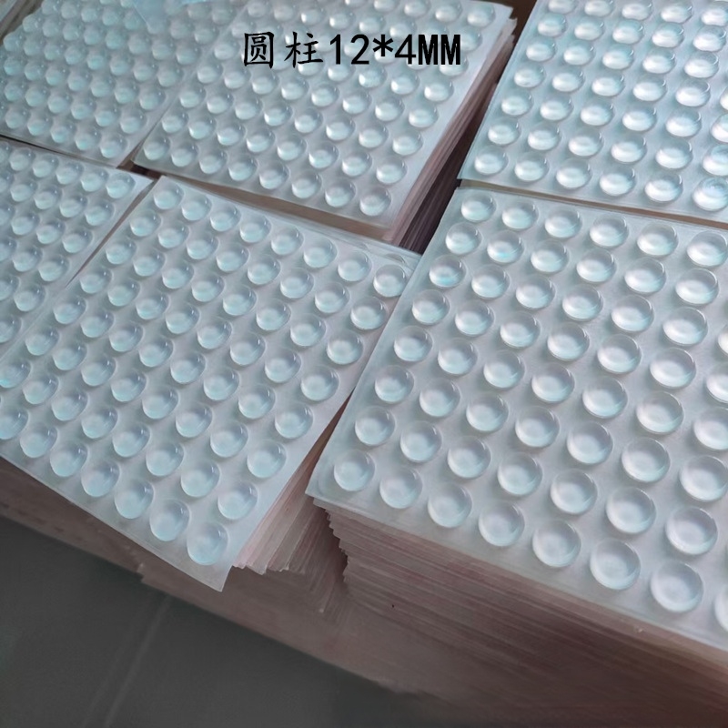 工厂供圆柱形硅胶防撞胶粒