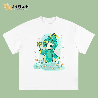 见古绘今青铜铃索罗娜棉T恤