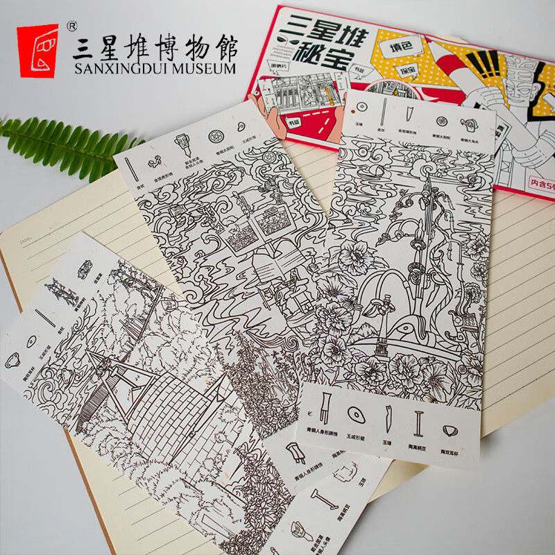 三星堆博物馆文创贺卡高级感卡片明信片创意收藏卡片旅游纪念品