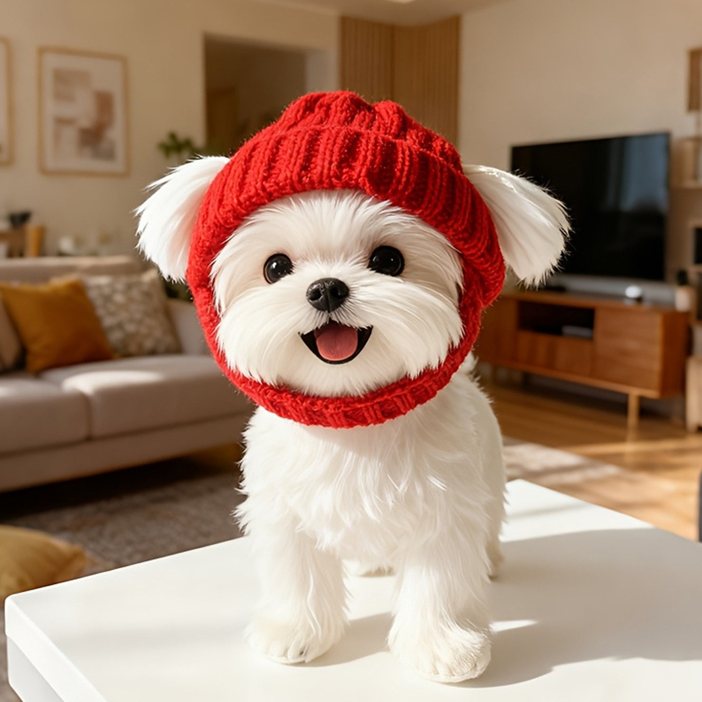 狗狗帽子新年露耳朵冬宠物猫咪头套小型犬头饰保暖比熊泰迪毛线帽,宠物/宠物食品及用品,帽子,淘宝优惠券,粉丝福利购,淘宝优惠卷