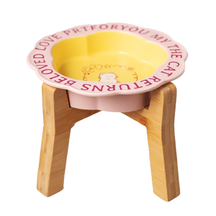 猫碗陶瓷增高架宠物幼猫高脚罐头零食狗狗专用不易打翻猫咪喝水碗