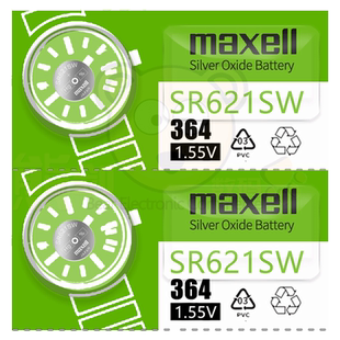麦克赛尔SR621SW手表电池364卡迪森CADISEN卡罗莱CALUOLA嘉年华CARNIVAL纽扣电子女士男表专用原装进口换电子