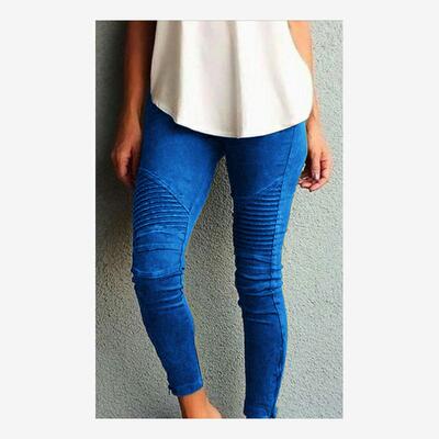 女士弹力裤2024Europeanfa