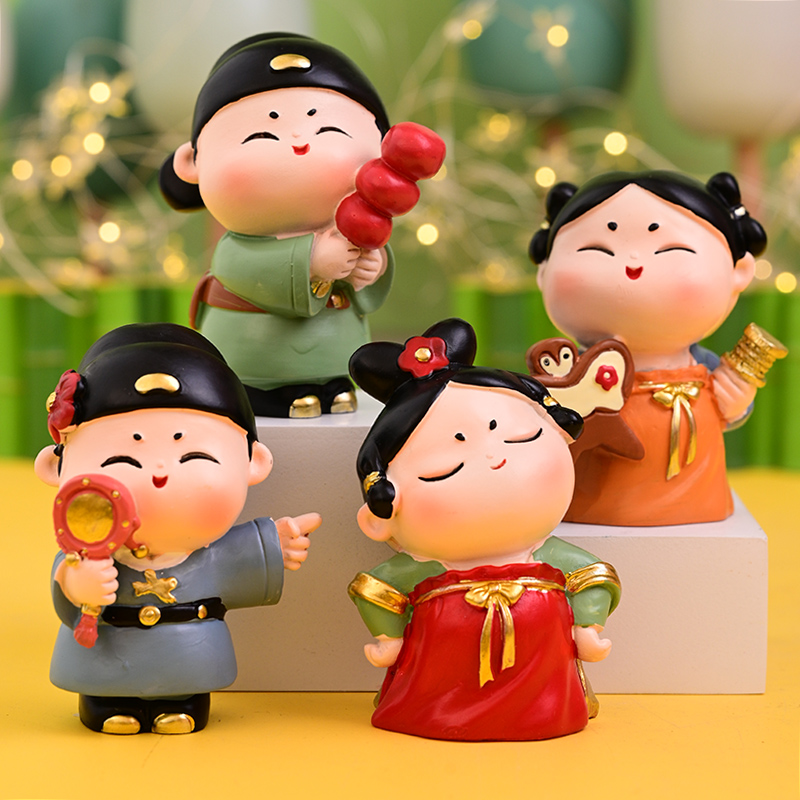 青梅竹马情侣摆件唐小圆