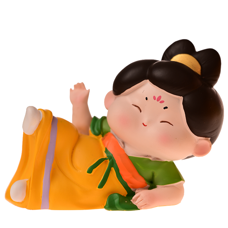 唐仕女摆件古风女孩桌面装饰品西安文创纪念品洛阳毕业礼物送女生