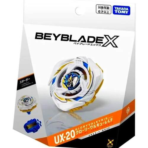 TAKARA TOMY Beyblade X爆旋陀螺UX-20带发射器荣耀女武神LF亚版