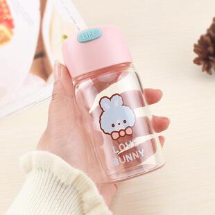 迷你小容量便携式小水杯150ml可爱的超小玻璃紧凑180女性透明小翻