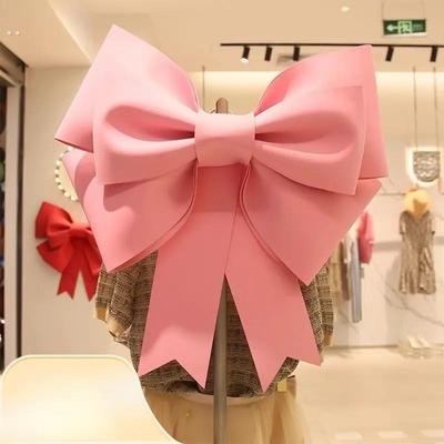 网红巨型超大粉色蝴蝶结装饰墙房卧室装饰生日婚礼现场布置