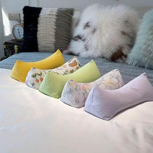 三角颈椎荞麦枕头护颈枕护颈椎助睡眠家用成人腰靠午睡枕头单人