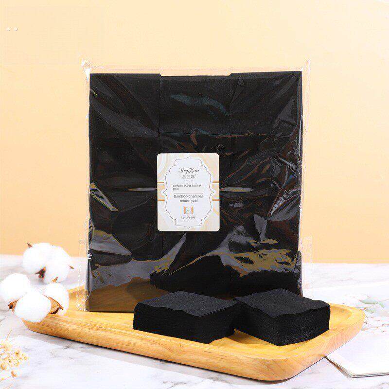 竹炭卸妆水棉美容院卸妆水手提软薄黑色面部湿敷专用水合