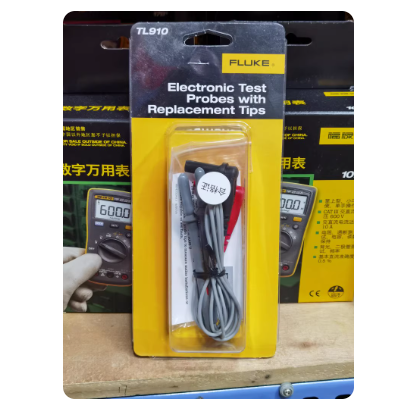 thumbnail for Fluke TL910 Electronic Test Probe Silicone Flexible Wire Extra Tip Extra Fine Meter Pen