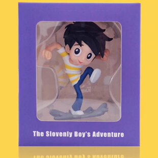 上海美术电影制片厂 经典动画；邋遢大王手办摆件