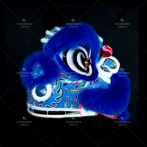 Shuangfeng Dragon Lion Speect Sake Up Lion Head Lion, Foshan Lion Dance Props, Южный Лев, Двойной Лев Тант с выступлением
