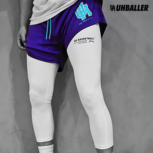 UH篮球紧身裤七分裤透气速干高弹