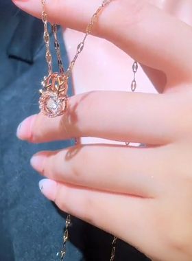 高级感鹿角项链女轻奢配饰锁骨链仙气冷淡风装饰颈链2022年新款潮