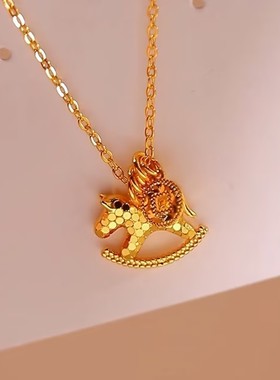 新中式马上有钱碎碎冰项链