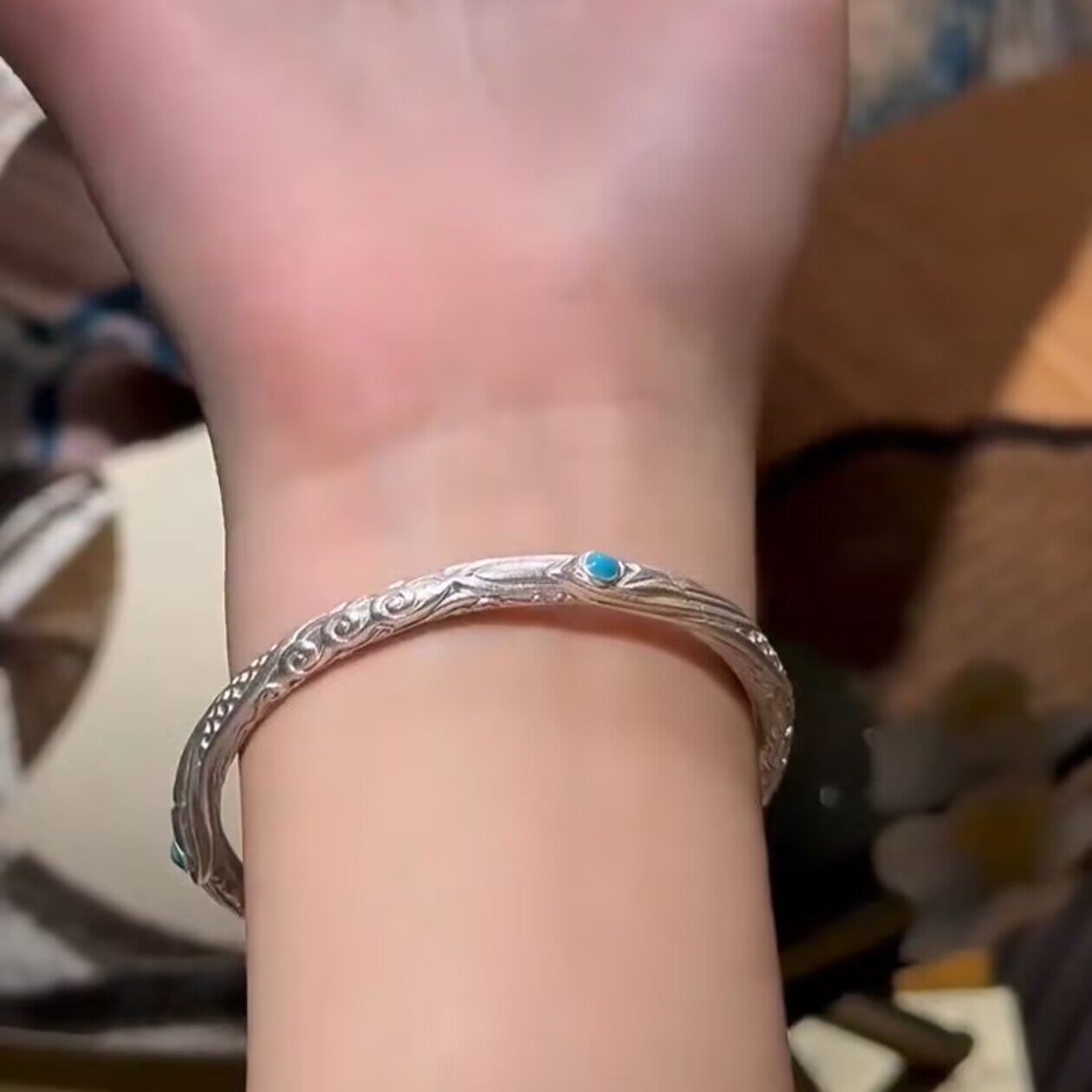 时尚银色哪吒同款乾坤圈手镯网红爆款轻奢气质百搭小众设计感手镯