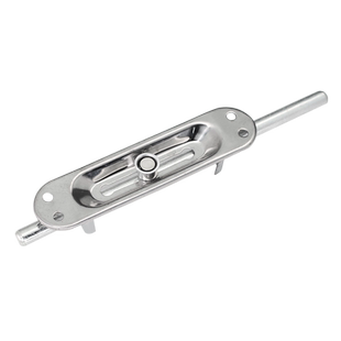 单元防盗子母双开大门不锈钢天地中控单双孔暗插销锁门栓家用配件