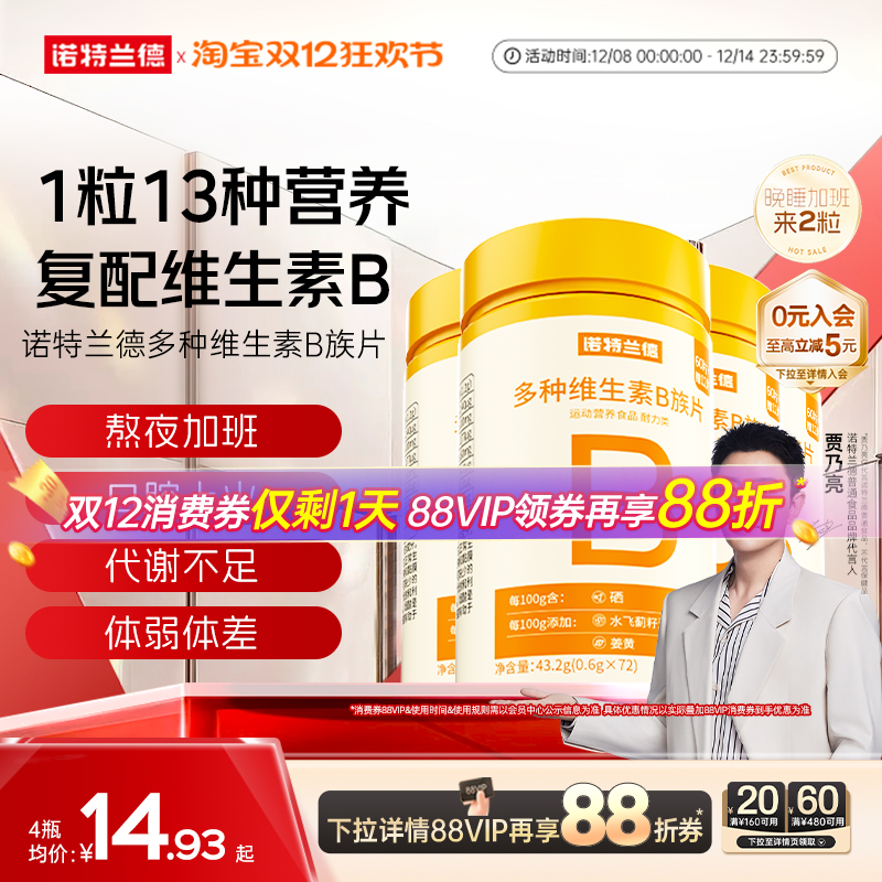 诺特兰德多种复合维生素b咀嚼片