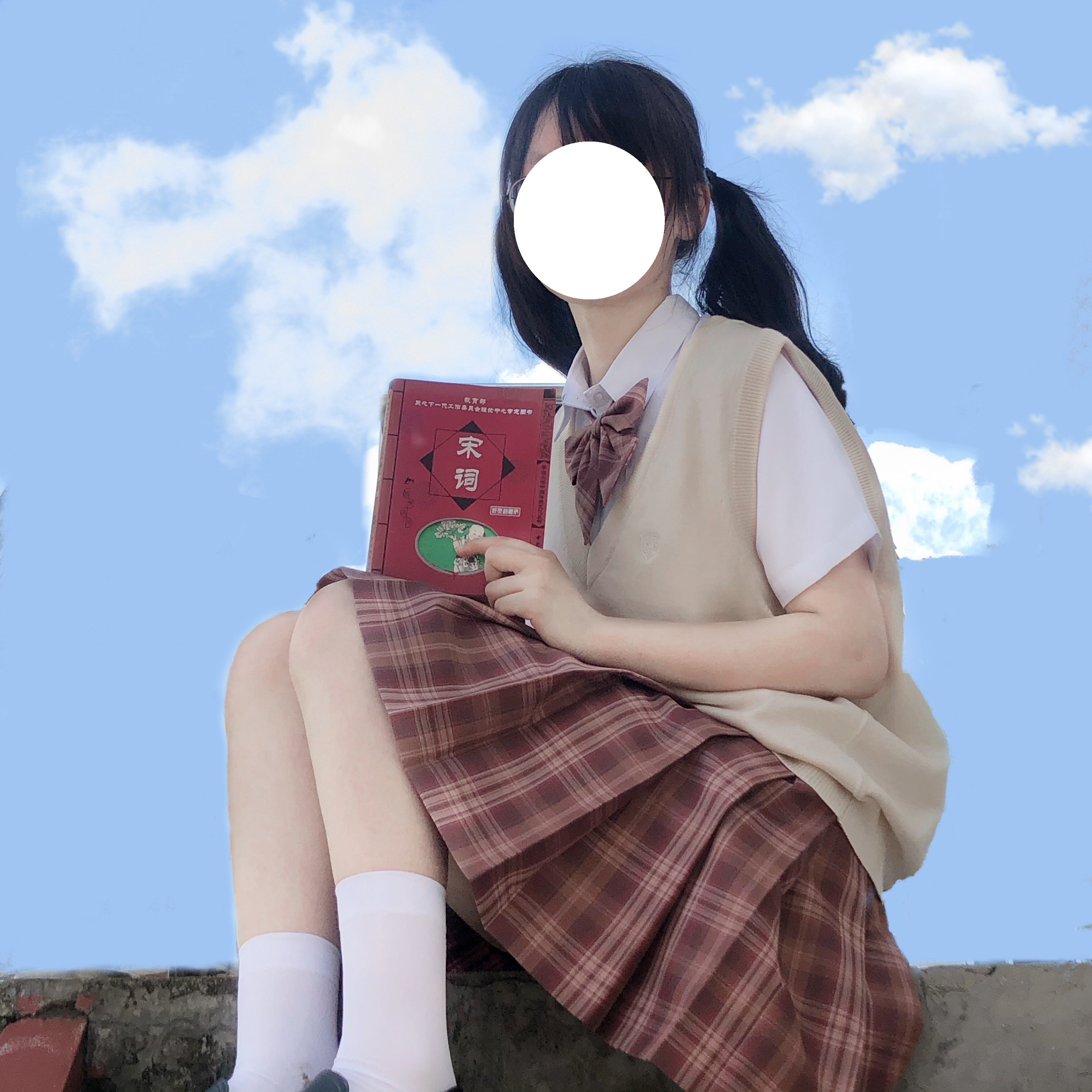 亏清无小物介意慎拍小鱼卷饼jk原创JK糖渍山楂格裙现货