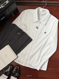 小鱼卷饼jk制服原创正版日系学院风白色长袖衬衫校供感百搭现货