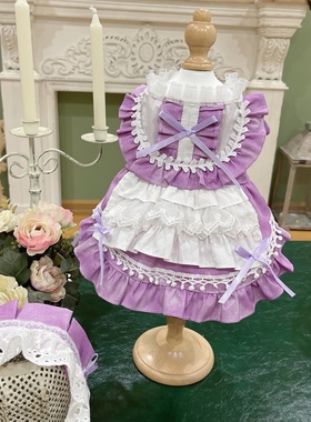 【Xmya】原创宠物猫咪狗狗兔子衣服裙子 晕染紫色 约克夏比熊泰迪