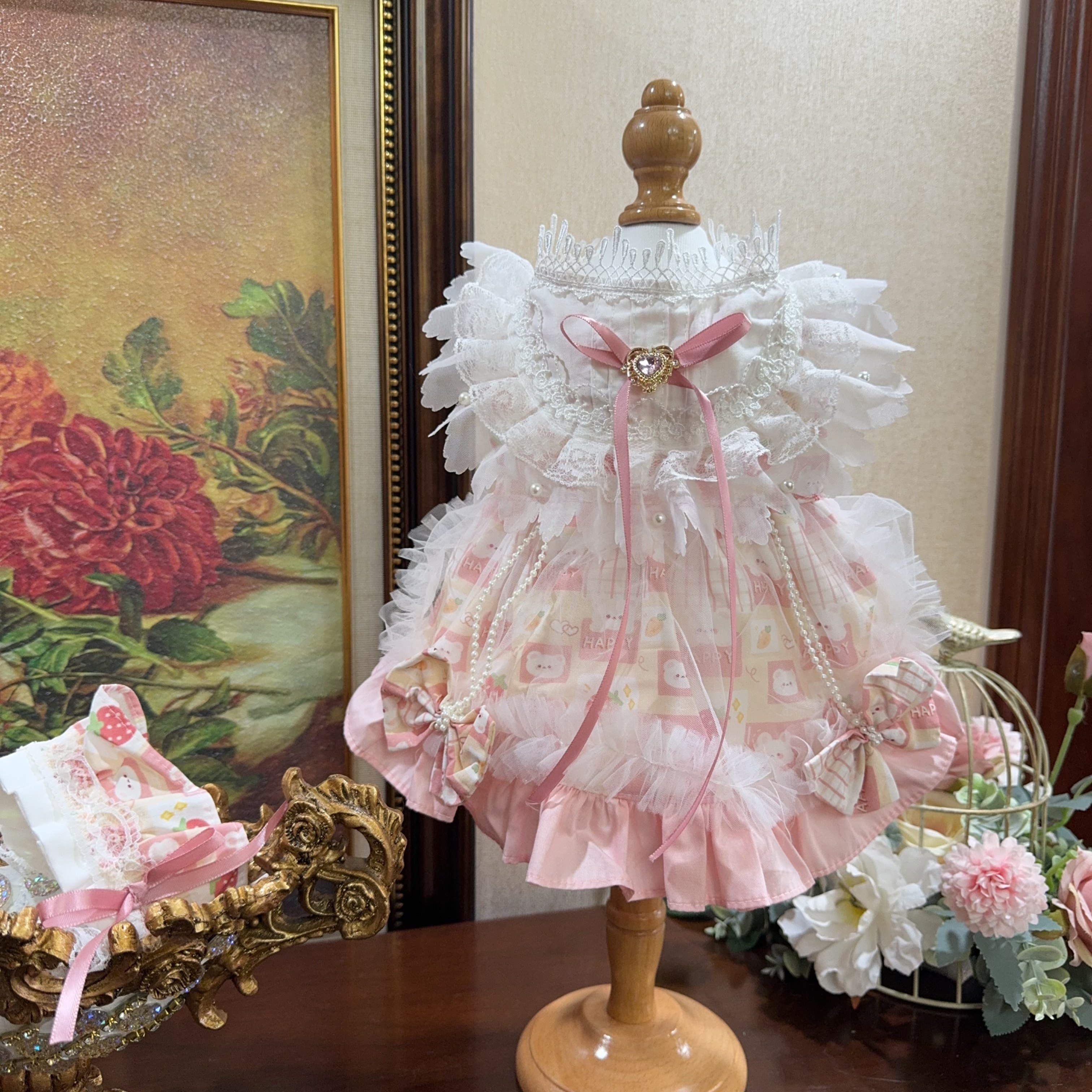 【Xmya】原创宠物猫咪狗狗兔子衣服公主裙子 四季款 浅粉色,宠物/宠物食品及用品,狗宠物服装/雨衣,淘宝优惠券,粉丝福利购,淘宝优惠卷