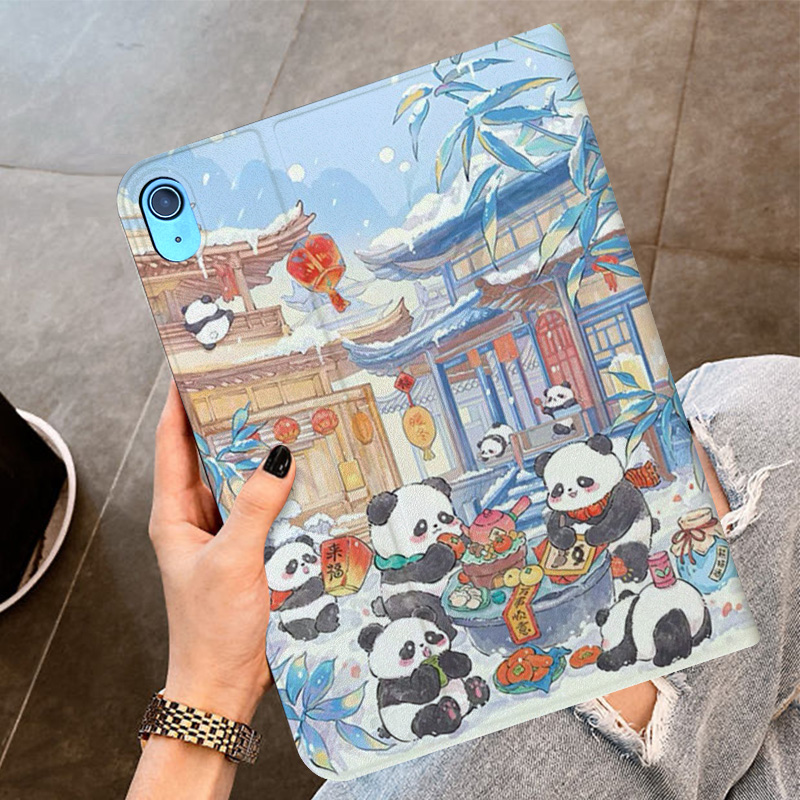 适用苹果iPad保护套9.7第6代平板mini7全包防摔air2硅胶全包10.9新款iPad10卡通可爱a2602轻薄iPad9外壳mini5