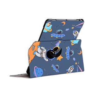 苹果ipadair2保护套9.7寸第六代12.9适用iPadair5保护壳ipad10卡通可爱A2602第9代mini25旋转pro11寸硅胶外壳