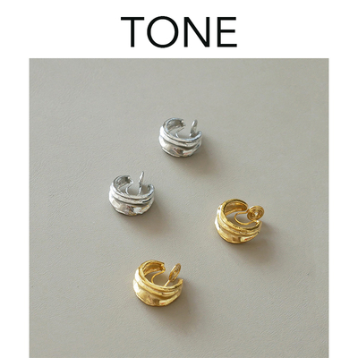 肌理褶皱耳圈无痛耳夹