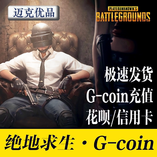 帐号CDK卡 绝地求生STEAM吃鸡充值代充点券商城G COIN币皮肤兑换码