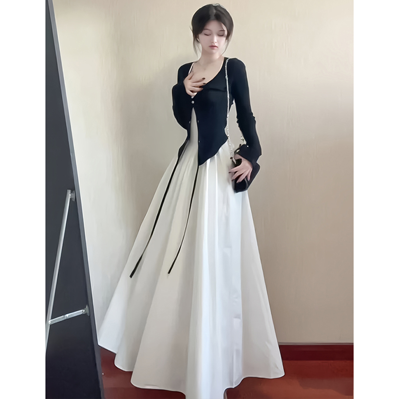 白色吊带连衣裙女夏季202