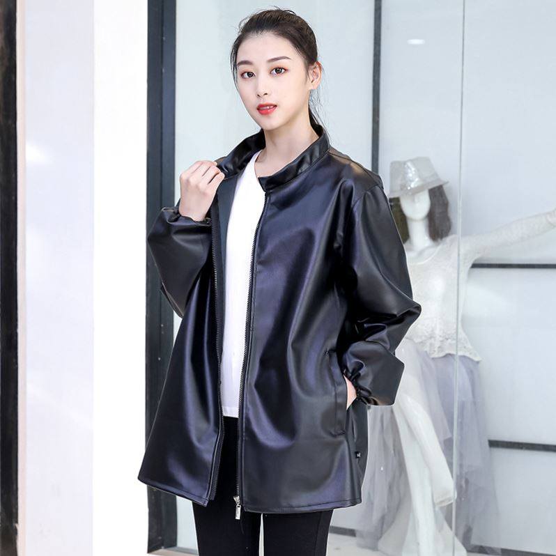 修车防油防水工作服套装男士皮衣皮裤耐磨宽松养殖场屠宰专用