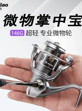 惠钓无间隙微物轮超轻顺滑金属导杆防海水路亚无逆止纺车钓鱼轮渔