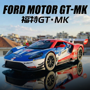 1/24福特GT·MK赛车仿真合金车模型儿童玩具车送男孩跑车收藏摆件