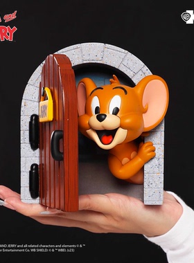 棒潮玩 猫和老鼠 杰瑞的家jerry 汤姆 可爱手办摆件装饰新年礼物